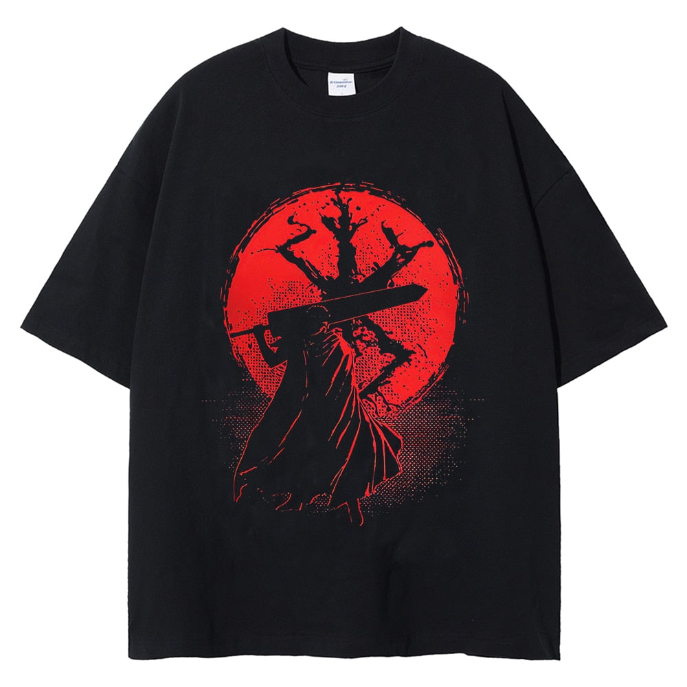 Kurodrip "Blood Moon" Vintage Oversized T Shirt