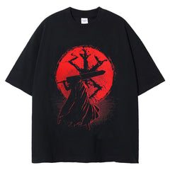 Kurodrip "Blood Moon" Vintage Oversized T Shirt