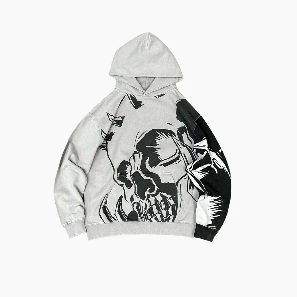 Skull Knight Hoodie Anime Graphic T-Shirt for Fans - Comfortable and Durable Anime, Manga, Vintage Anime - Kurodrip
