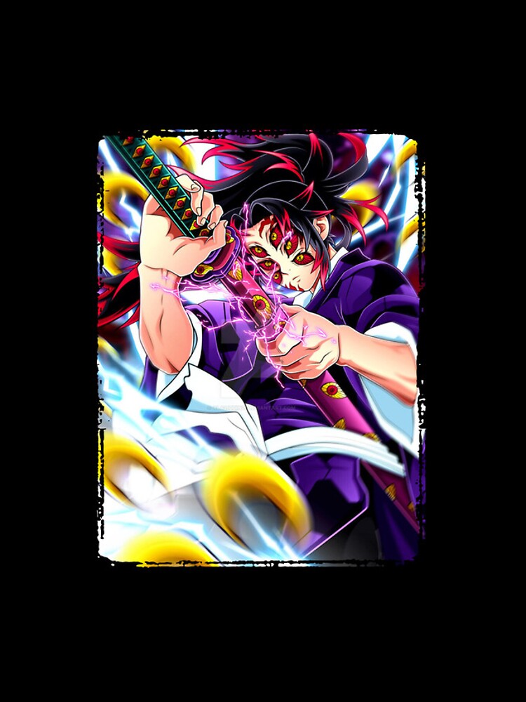 Kurodrip "Kokushibo Upper Moon One" Demon Slayer Infinity Arc iPhone 116 Phone Case