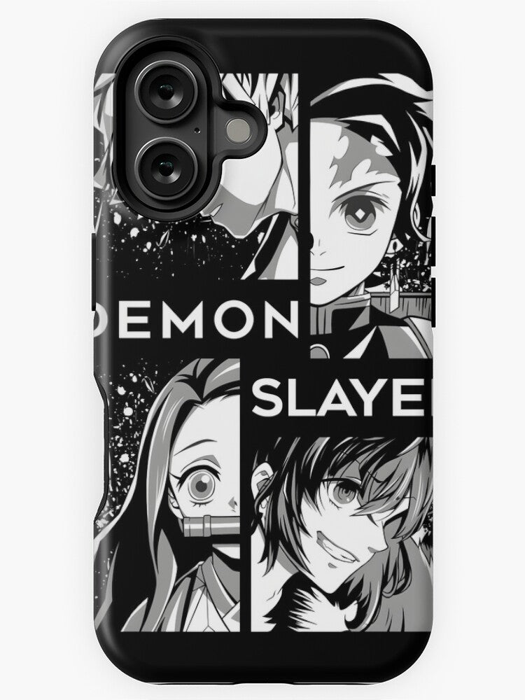Kurodrip "Neon Wind" Demon Slayer iPhone 116 Tough Case