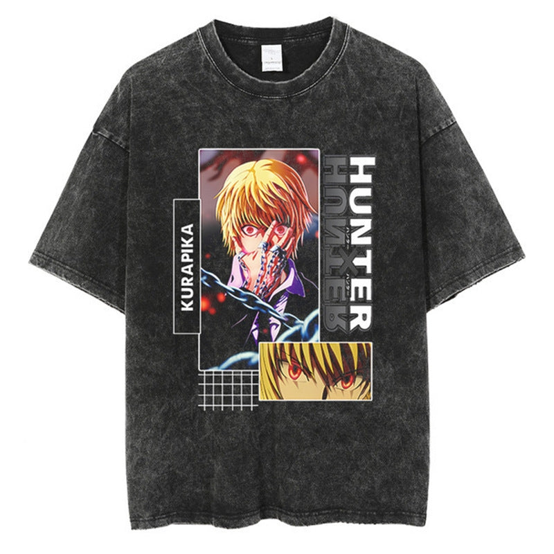 Kurodrip "Kurapika" Hunter x Hunter Vintage Washed Oversized T-Shirt