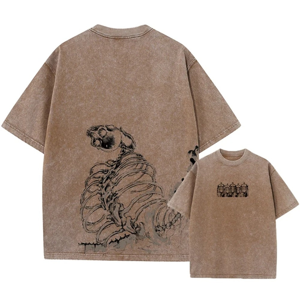 Kurodrip "Shining Centipede" Berserk Vintage Washed Oversized T-Shirt