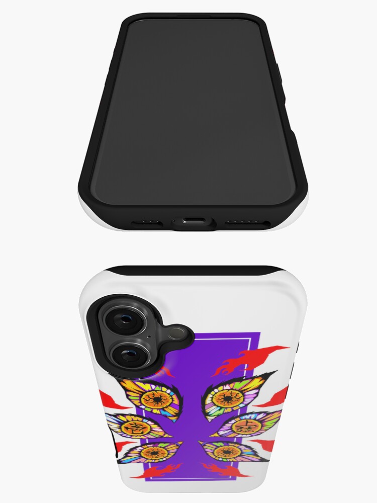 Kurodrip "Kokushibo Eyes in Pop Art" Demon Slayer iPhone 116 Phone Case