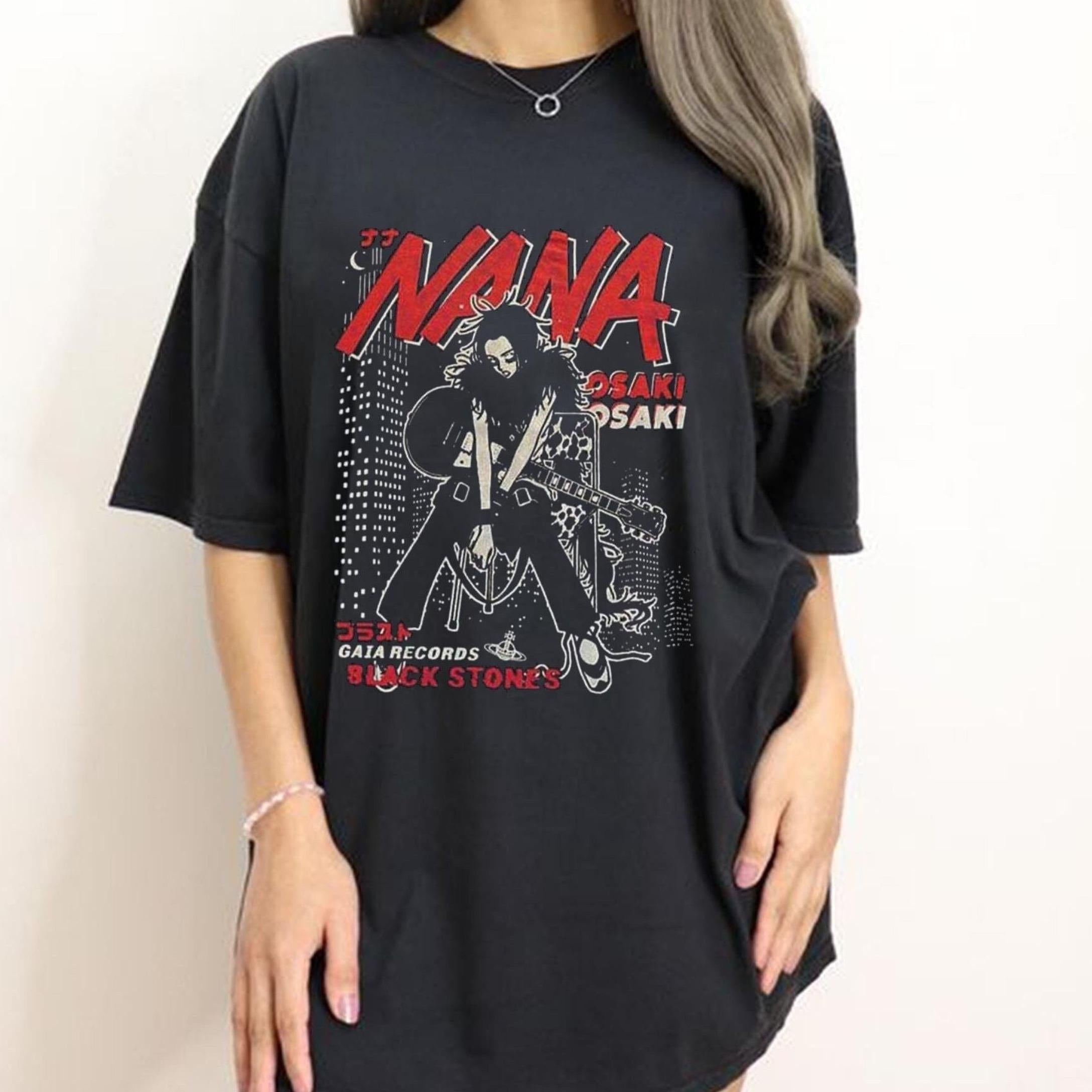 Nana Osaki Gaia Records Black Stones Nana Unisex T-Shirt - Kurodrip