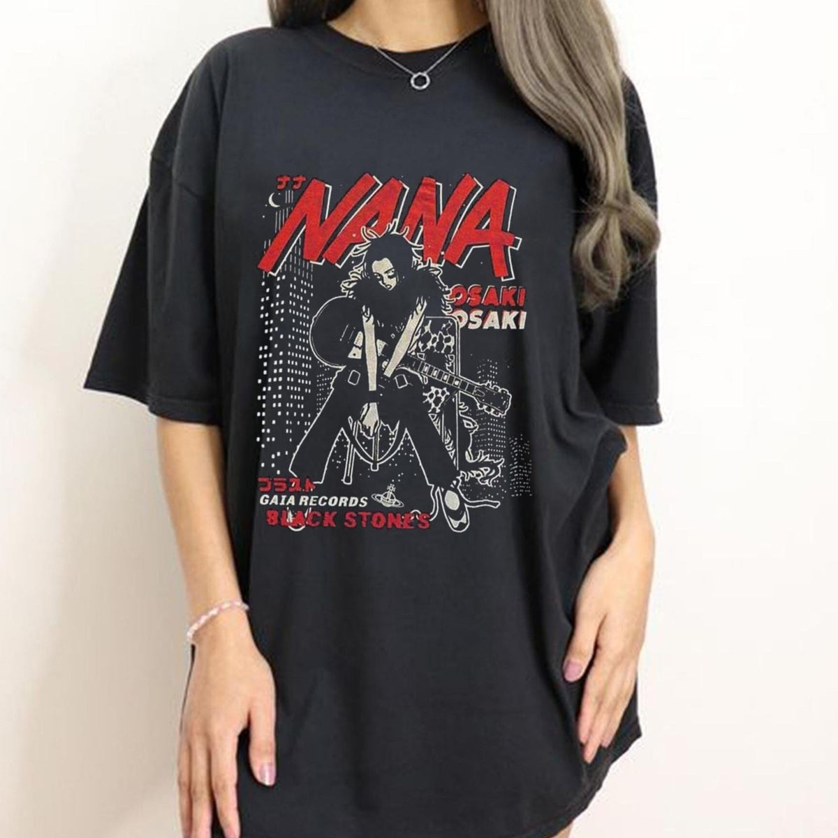 Nana Osaki Gaia Records Black Stones Nana Unisex T-Shirt - Kurodrip