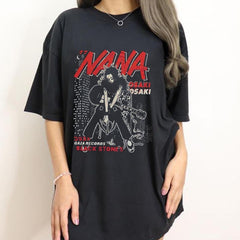 Nana Osaki Gaia Records Black Stones Nana Unisex T-Shirt - Kurodrip