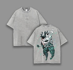 Kurodrip "Kafka Hibino" Kaiju No. 8 Vintage Washed Oversized T-Shirt