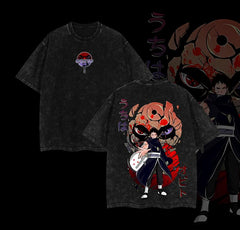 Kurodrip "Obito Uchiha" Naruto Vintage Washed Oversized T-Shirt