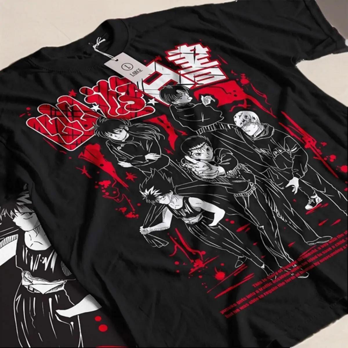Yusuke Urameshi Kazuma Kuwabara Kurama Hiel Koenma Yu Yu Hakusho Unisex T-Shirt - Kurodrip