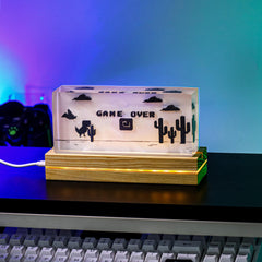 Dino Game Epoxy Lamp - Kurodrip