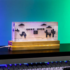 Dino Game Epoxy Lamp - Kurodrip