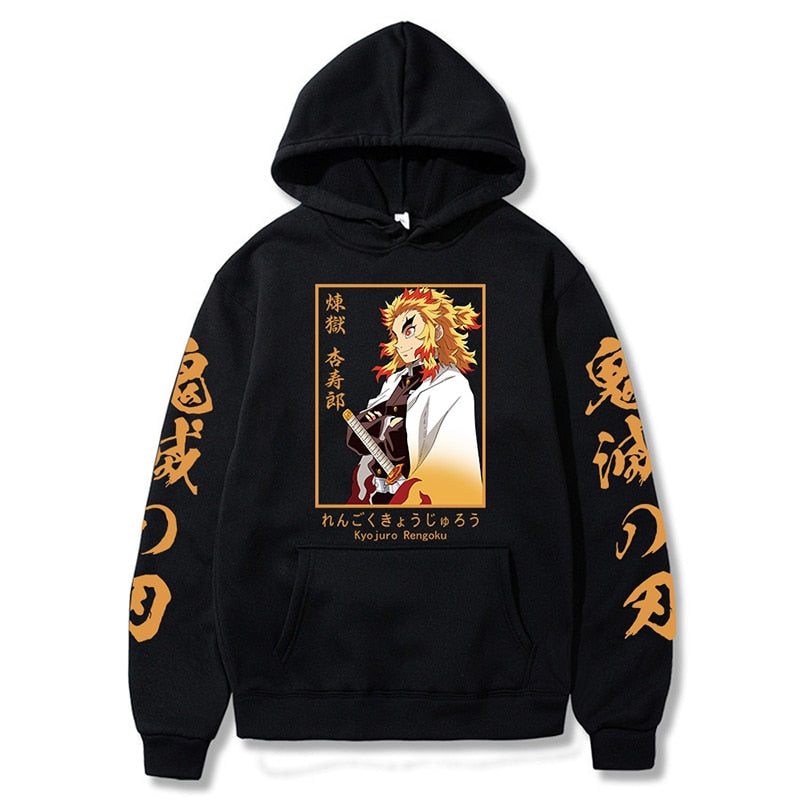Kurodrip Kyojuro Rengoku Hoodie