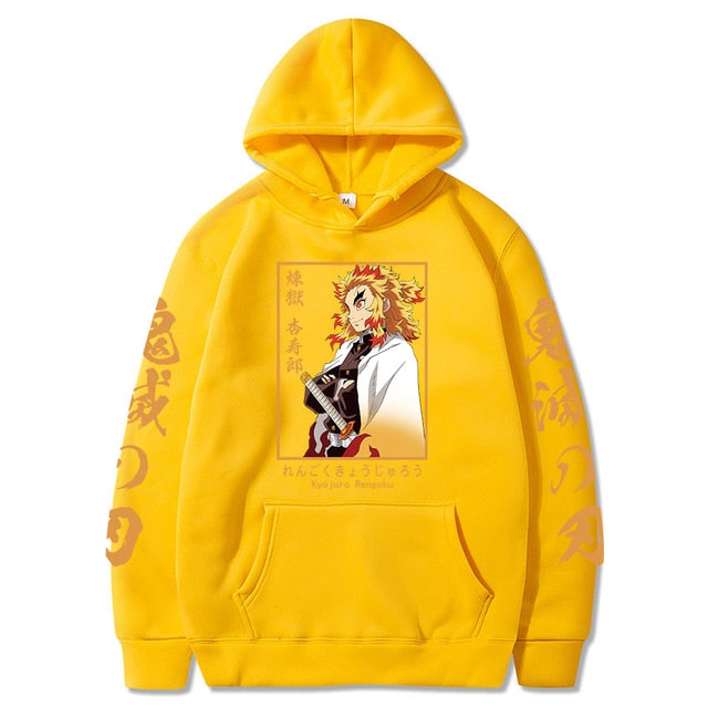 Kurodrip Kyojuro Rengoku Hoodie