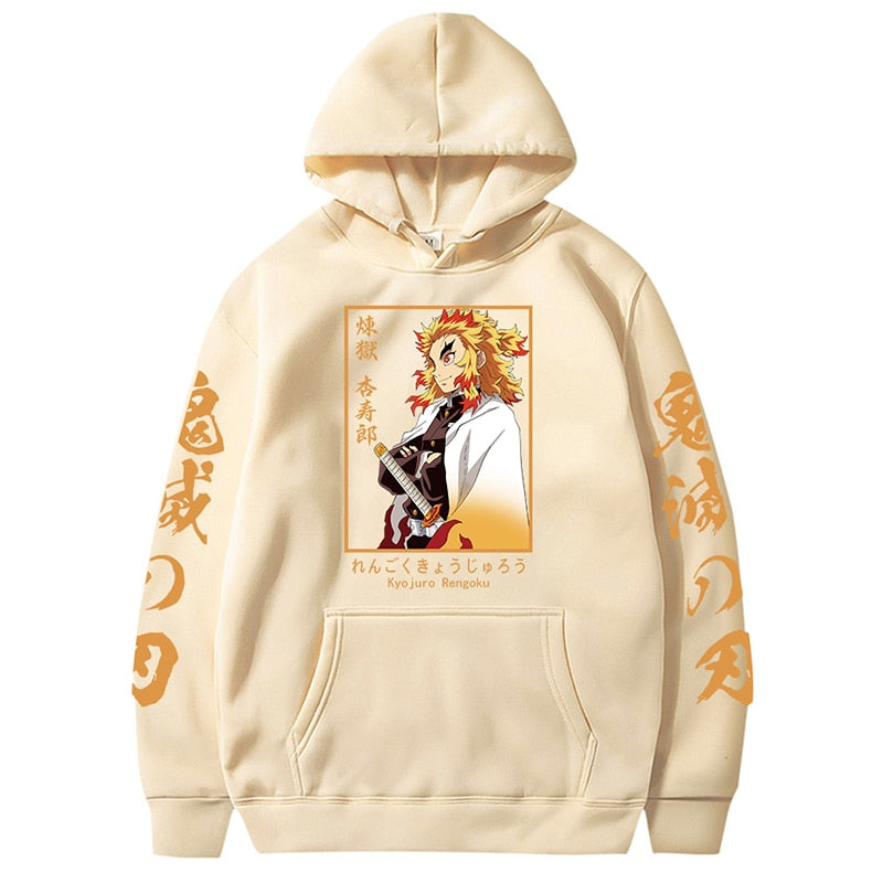 Kurodrip Kyojuro Rengoku Hoodie