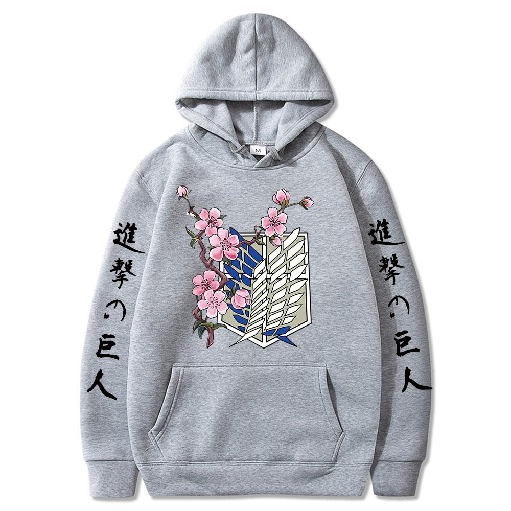 Kurodrip Survey Corps Floral Hoodie