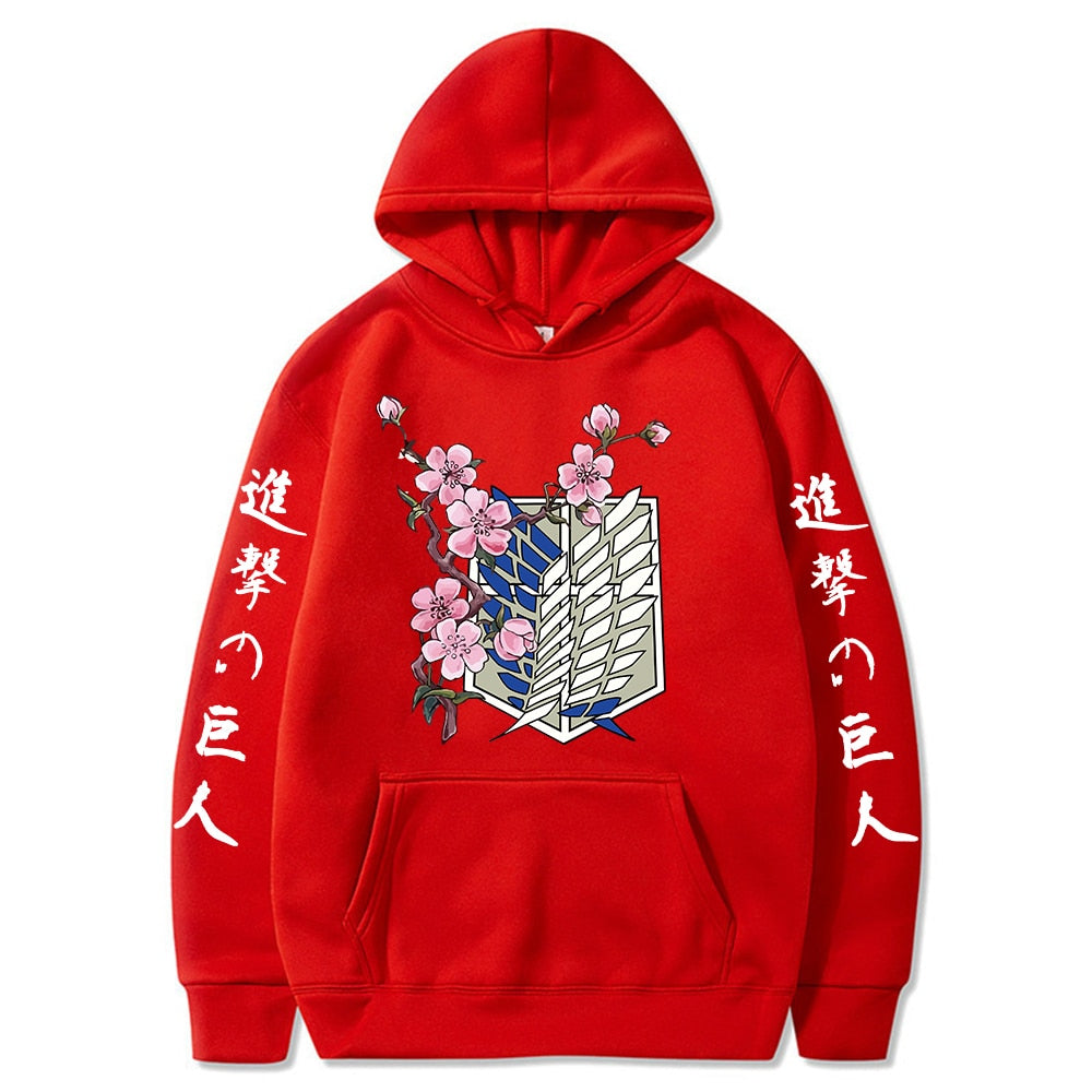 Kurodrip Survey Corps Floral Hoodie