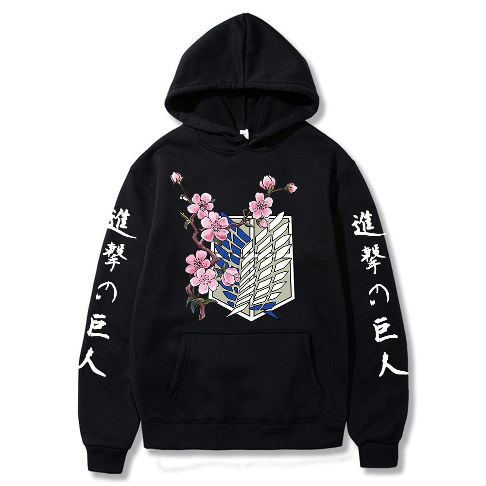 Kurodrip Survey Corps Floral Hoodie