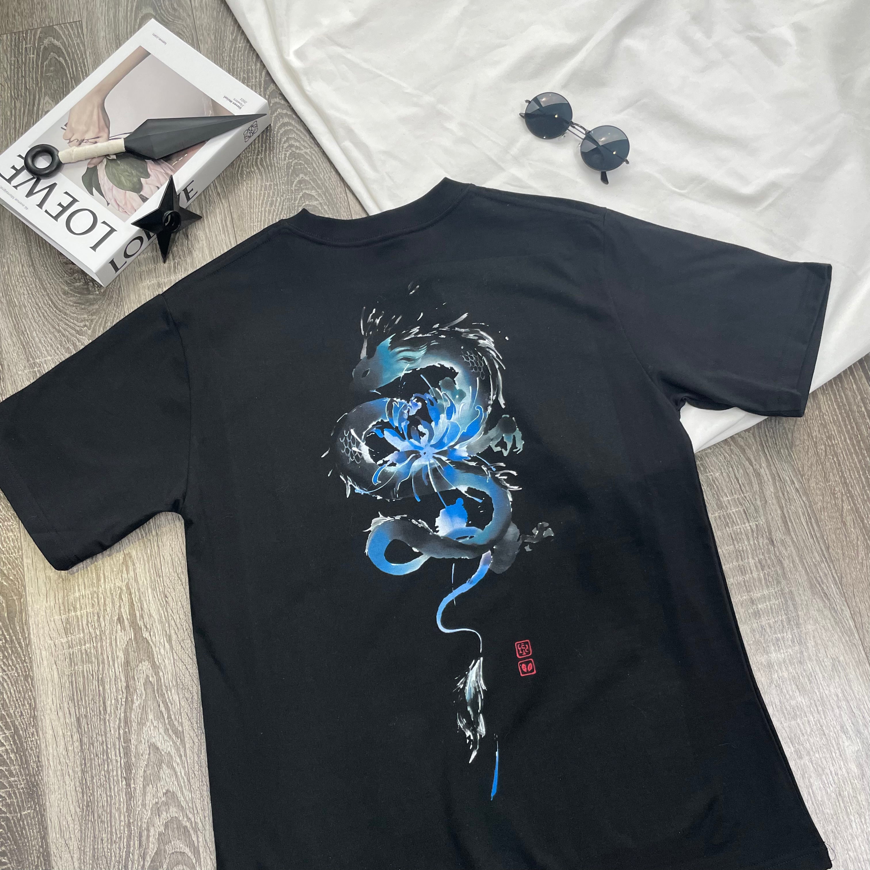 Blue Spider Lily - Kimetsu no Yaiba T Shirt - Kurodrip