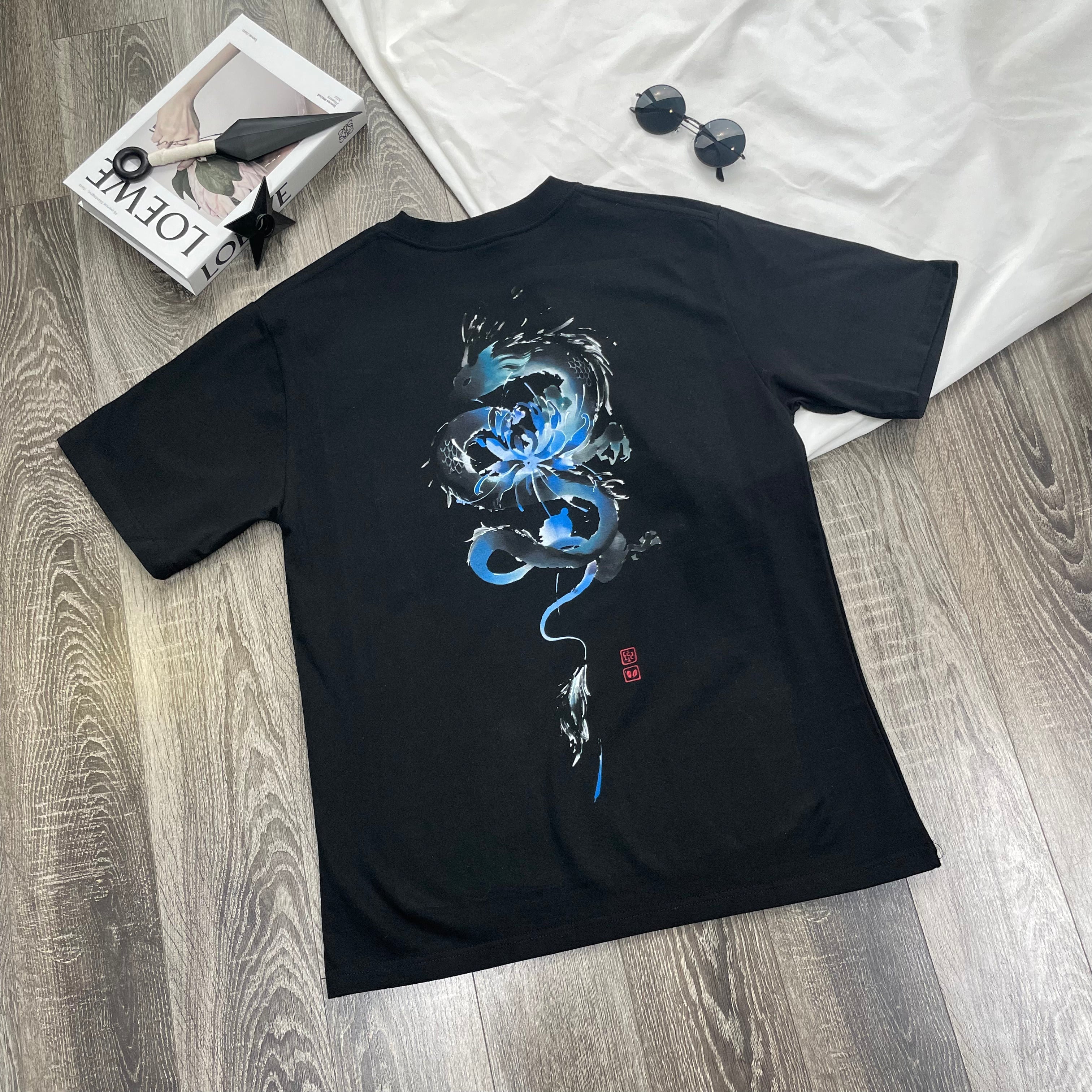 Blue Spider Lily - Kimetsu no Yaiba T Shirt - Kurodrip