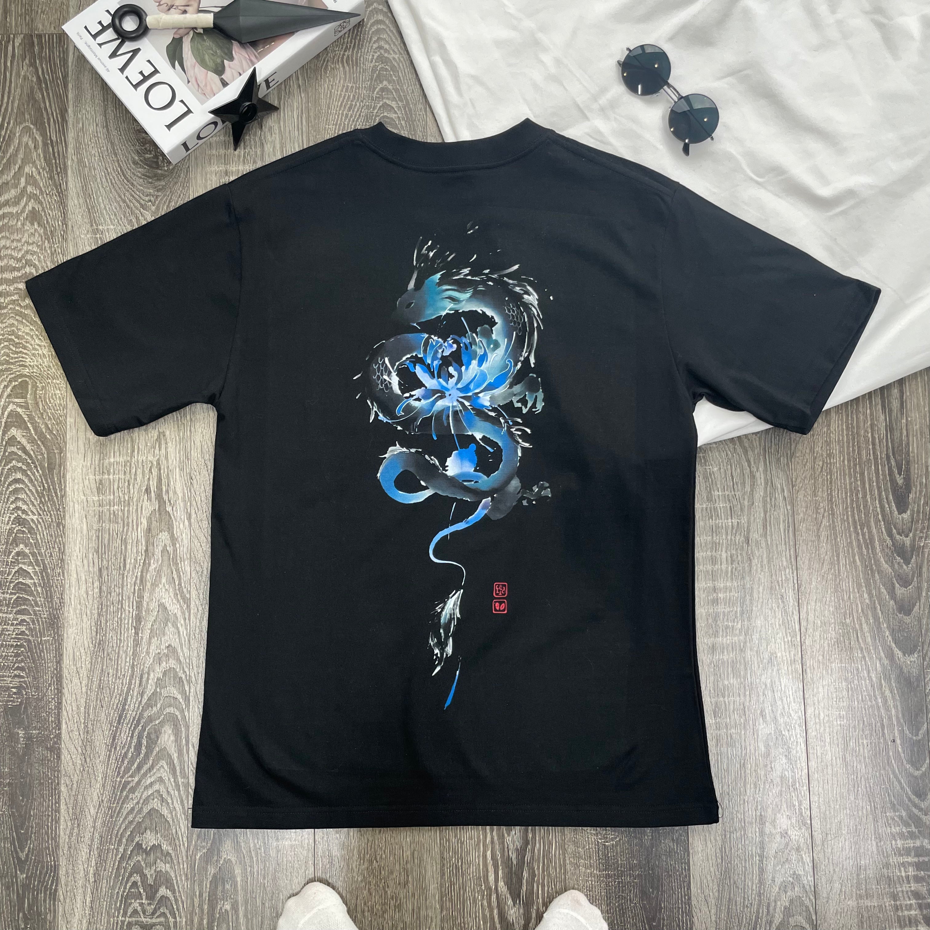 Blue Spider Lily - Kimetsu no Yaiba T Shirt - Kurodrip