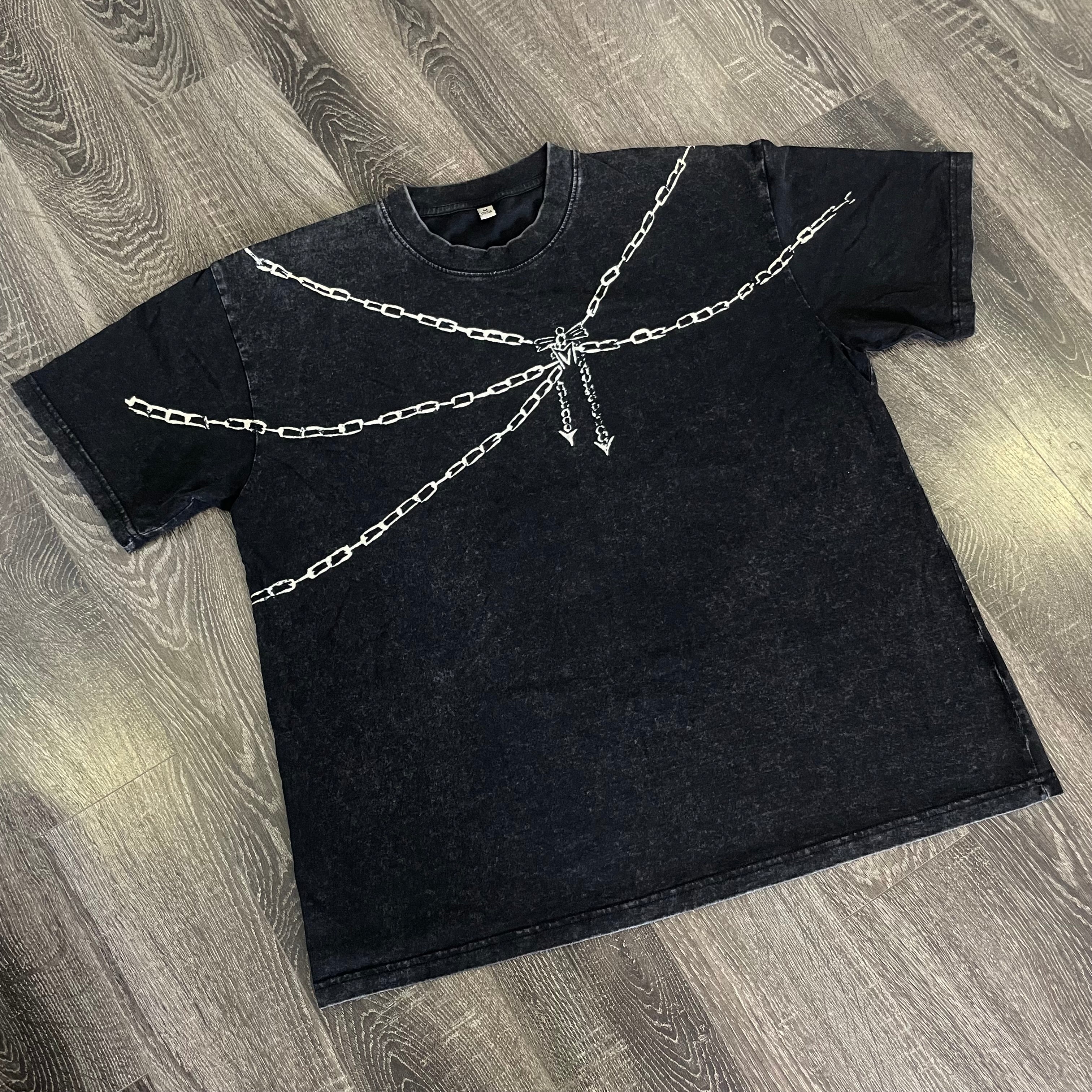Kurodrip "Leader of the Phantom Troupe" Hunter x Hunter Vintage Washed Oversized T-Shirt