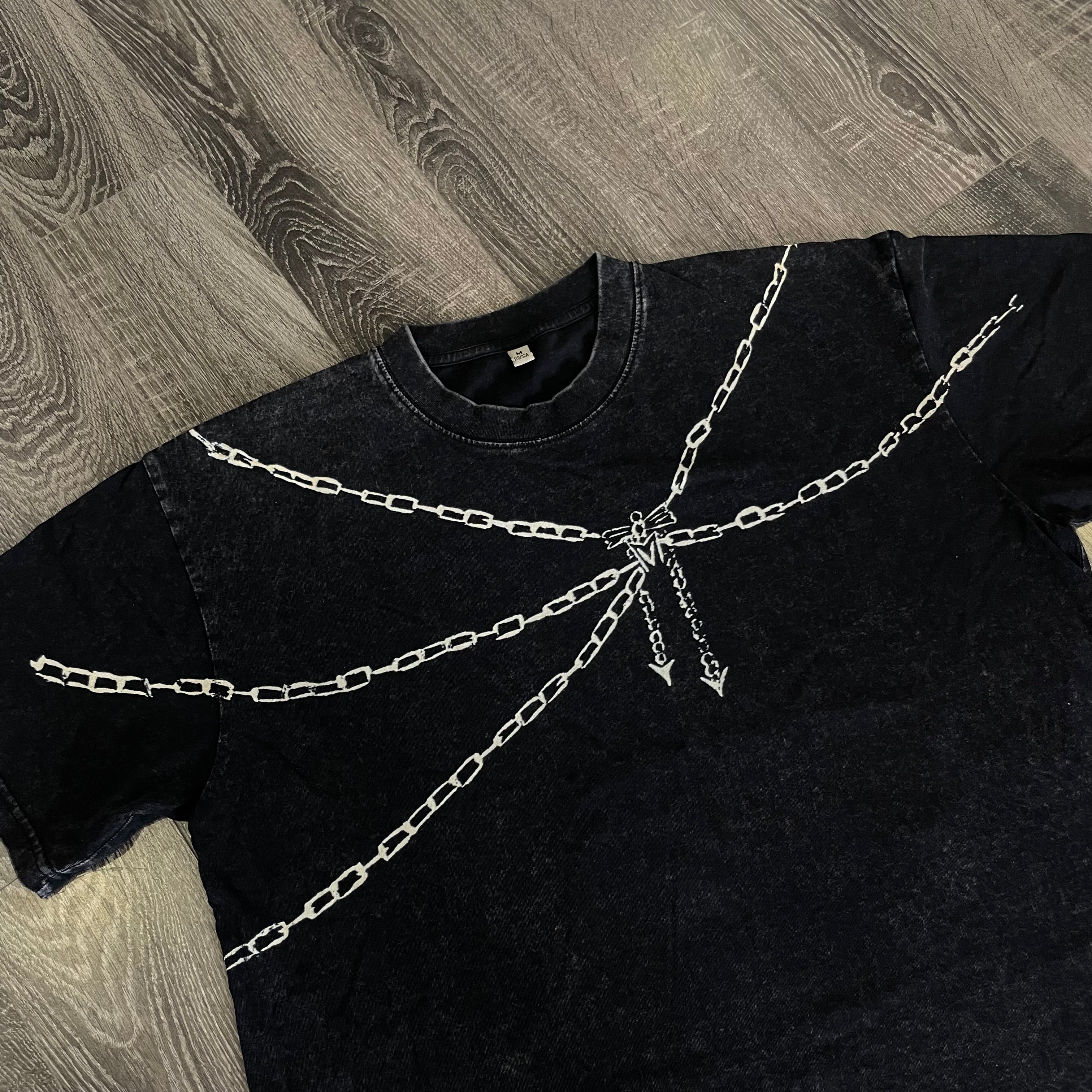Kurodrip "Leader of the Phantom Troupe" Hunter x Hunter Vintage Washed Oversized T-Shirt