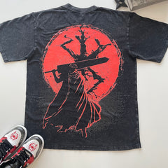 Kurodrip "Berserk Guts Anime Aesthetic Vintage Oversize T Shirt - Kurodrip