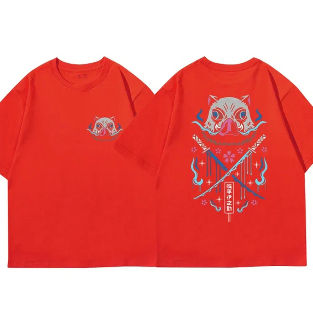 Inosuke - Demon Slayer Oversize T Shirt - Kurodrip
