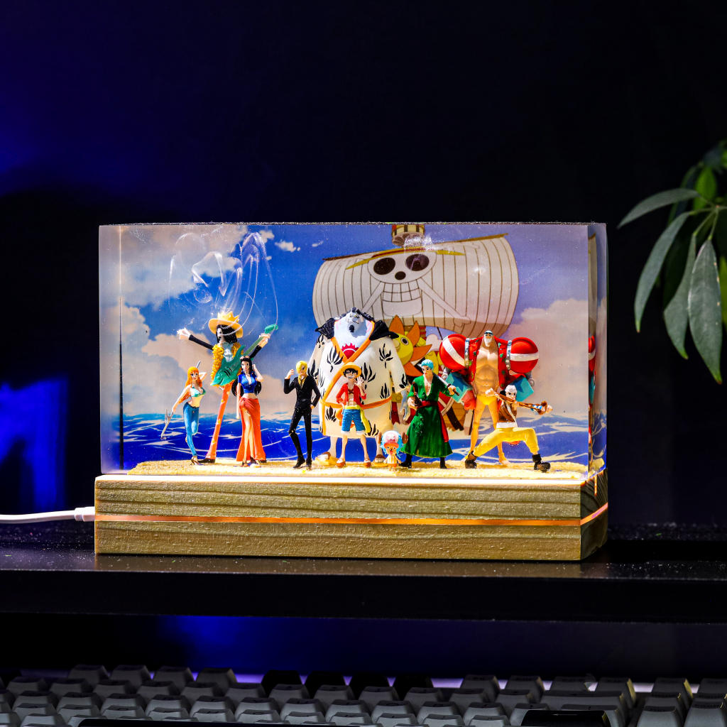 One Piece Straw Hat Pirates Night Lamp - Kurodrip