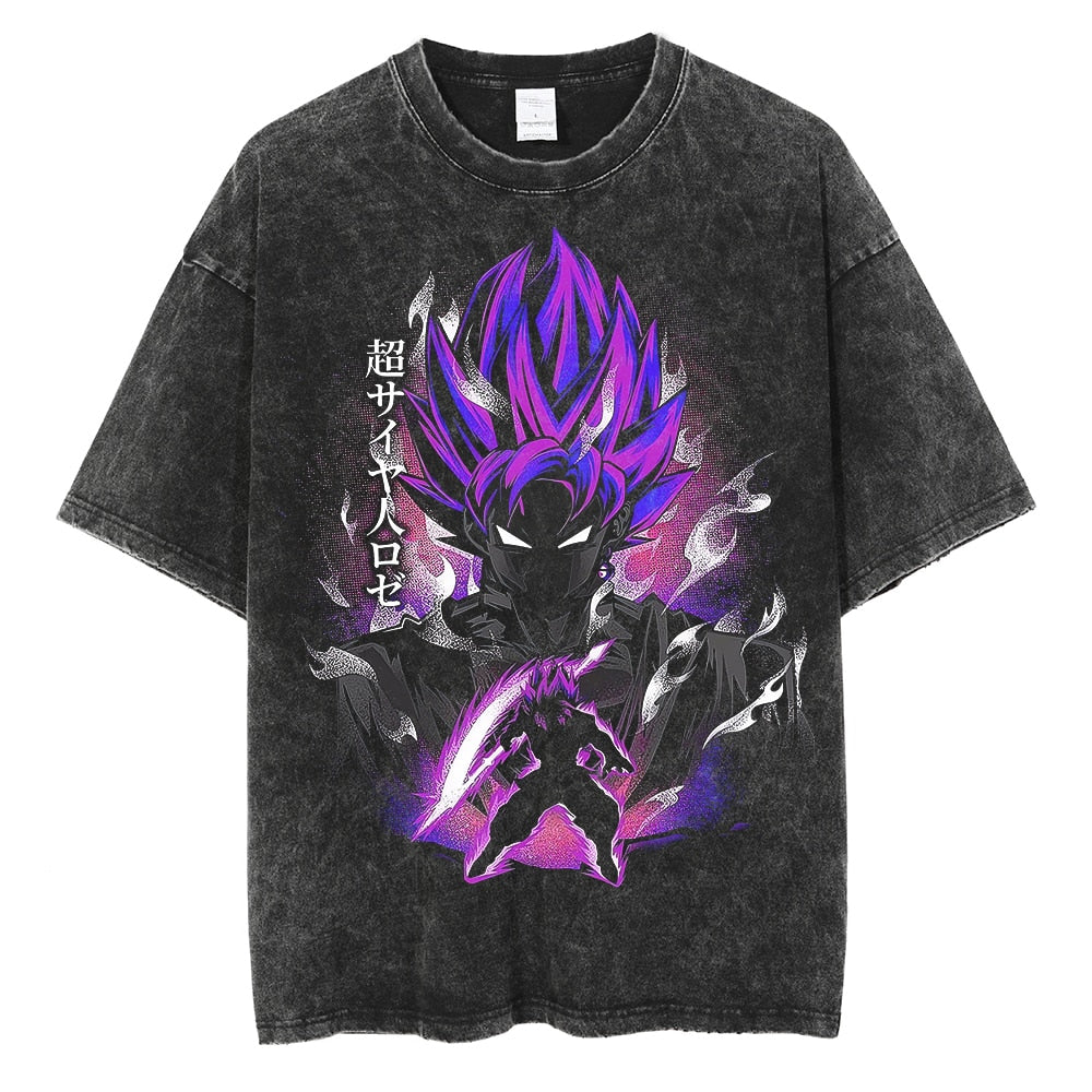 Kurodrip "Goku Black" Vintage Oversized T Shirt