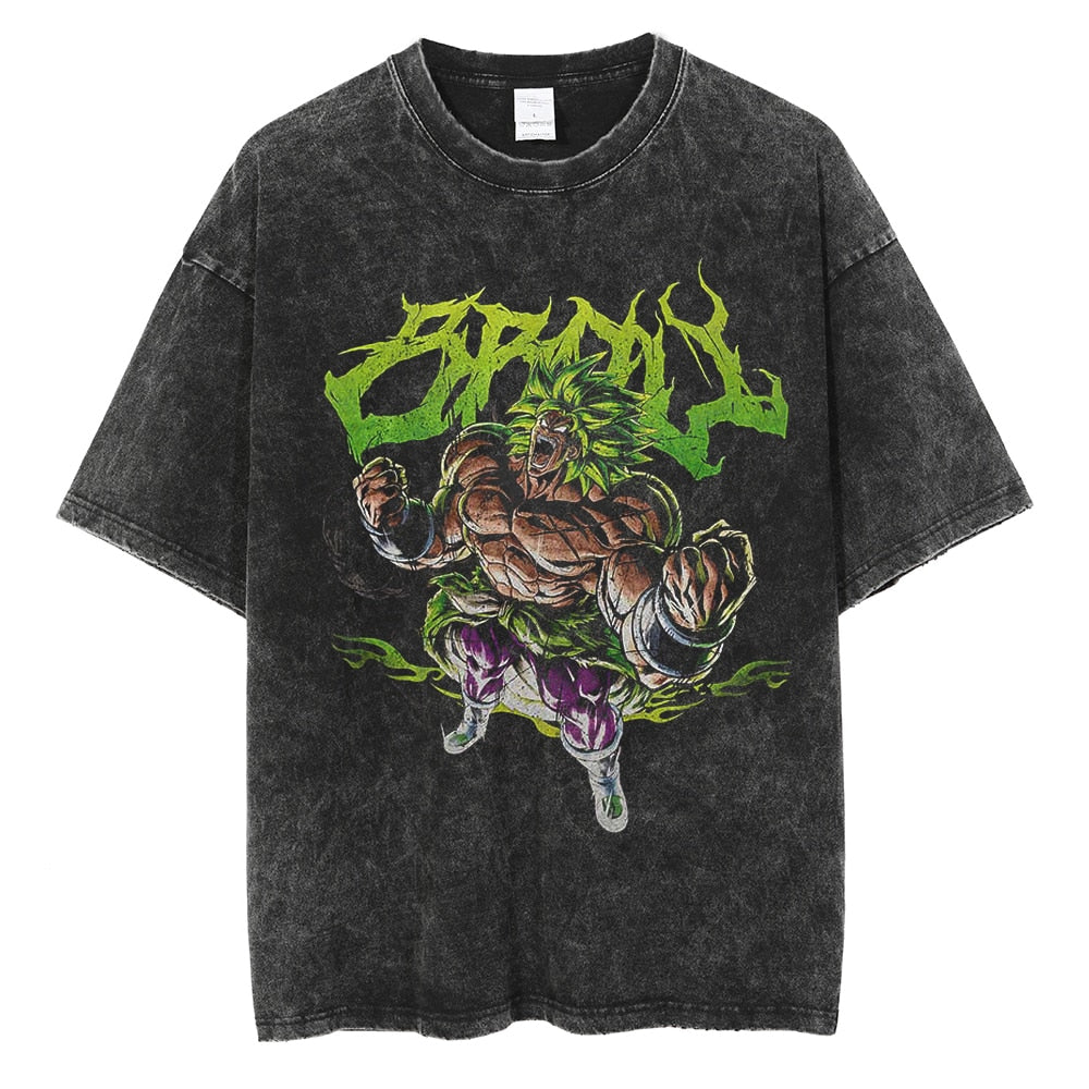 Kurodrip "Legendary Saiyan" Vintage Oversized T Shirt