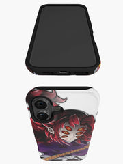 Kurodrip "Kokushibo Moon Samurai 2" Demon Slayer iPhone 116 Phone Case