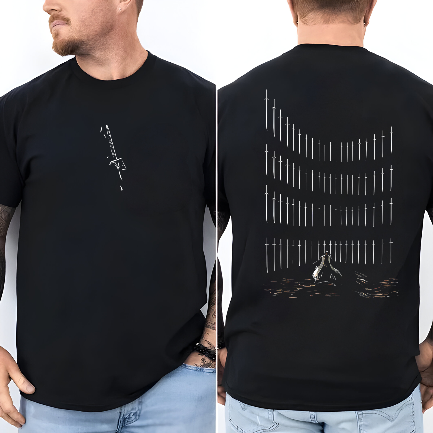 Senbonzakura Kageyoshi Kuchiki Byakuya Bankai Bleach Unisex T-Shirt - Kurodrip