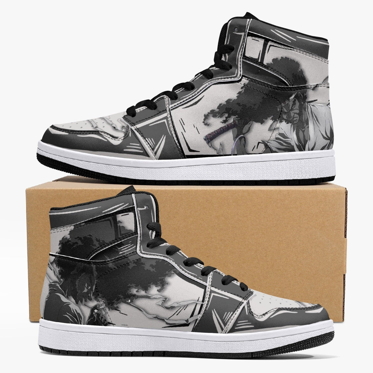 Afro Samurai Mid 1 Basketball Shoes