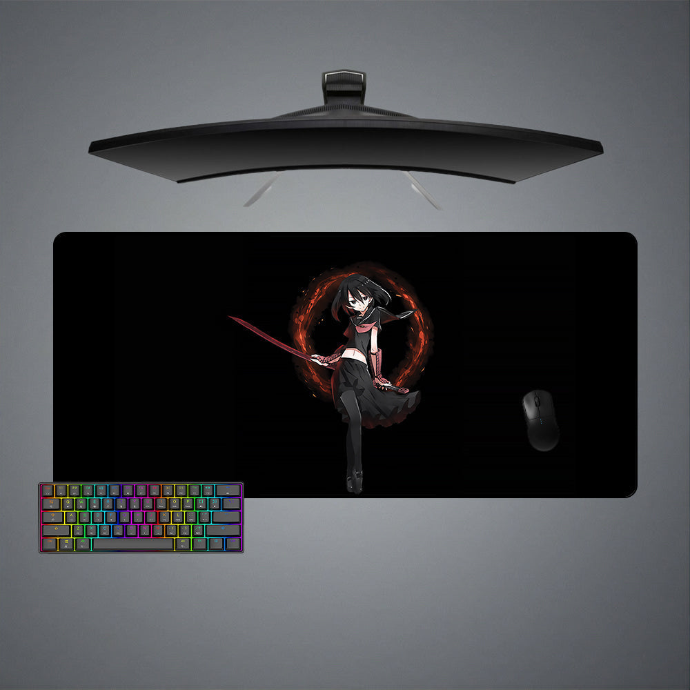 Akame Ga Kill Kurome Ring Size Gaming Mouse Pad,