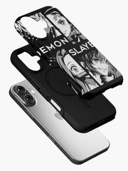 Kurodrip "Neon Wind" Demon Slayer iPhone 116 Tough Case