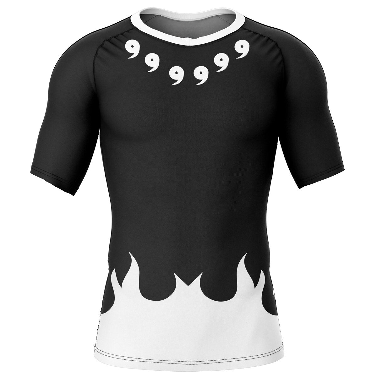 Sage of Six Paths Naruto Short Sleeve Rash Guard Compression Shirt