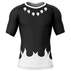 Sage of Six Paths Naruto Short Sleeve Rash Guard Compression Shirt