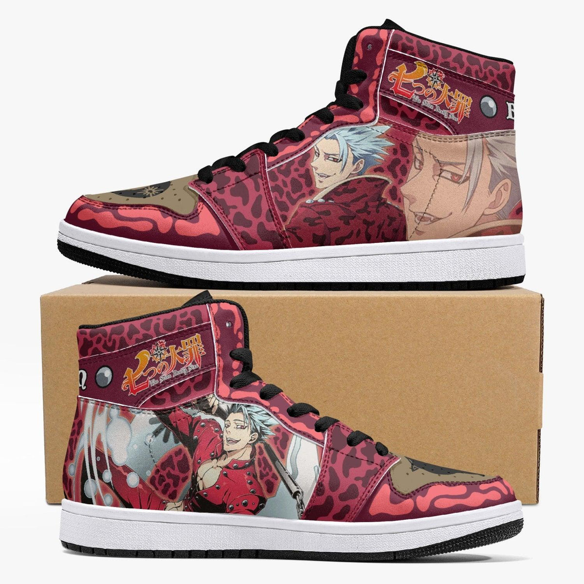 Ban Purgatory Seven Deadly Sins Mid 1 Basketball Shoes