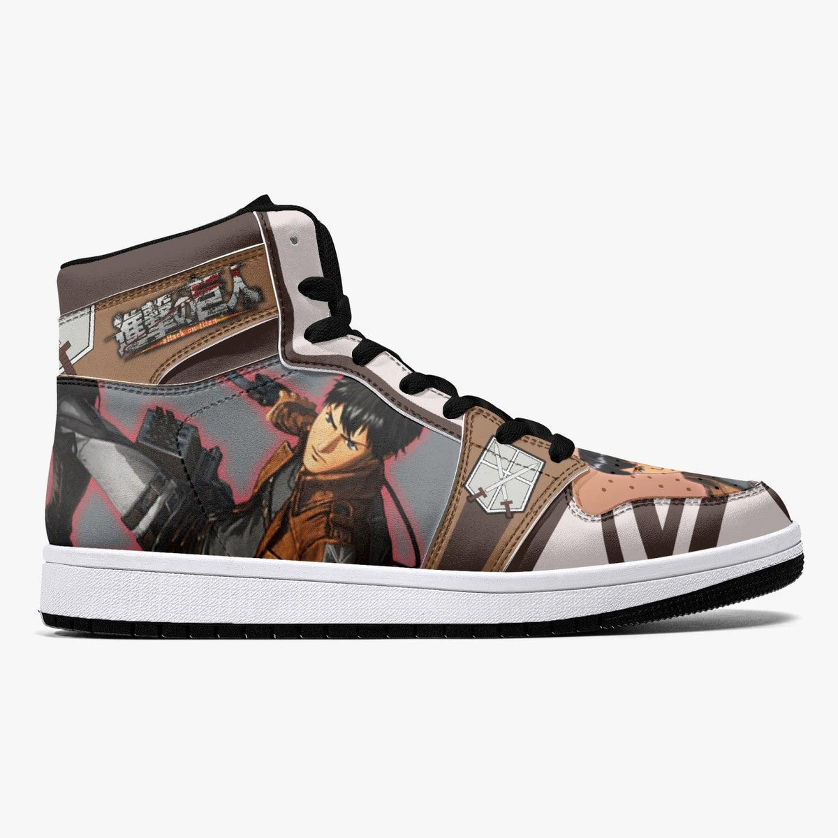 Bertholdt Hoover Training Corps Shingeki no Kyojin Mid 1 Basketball Shoes