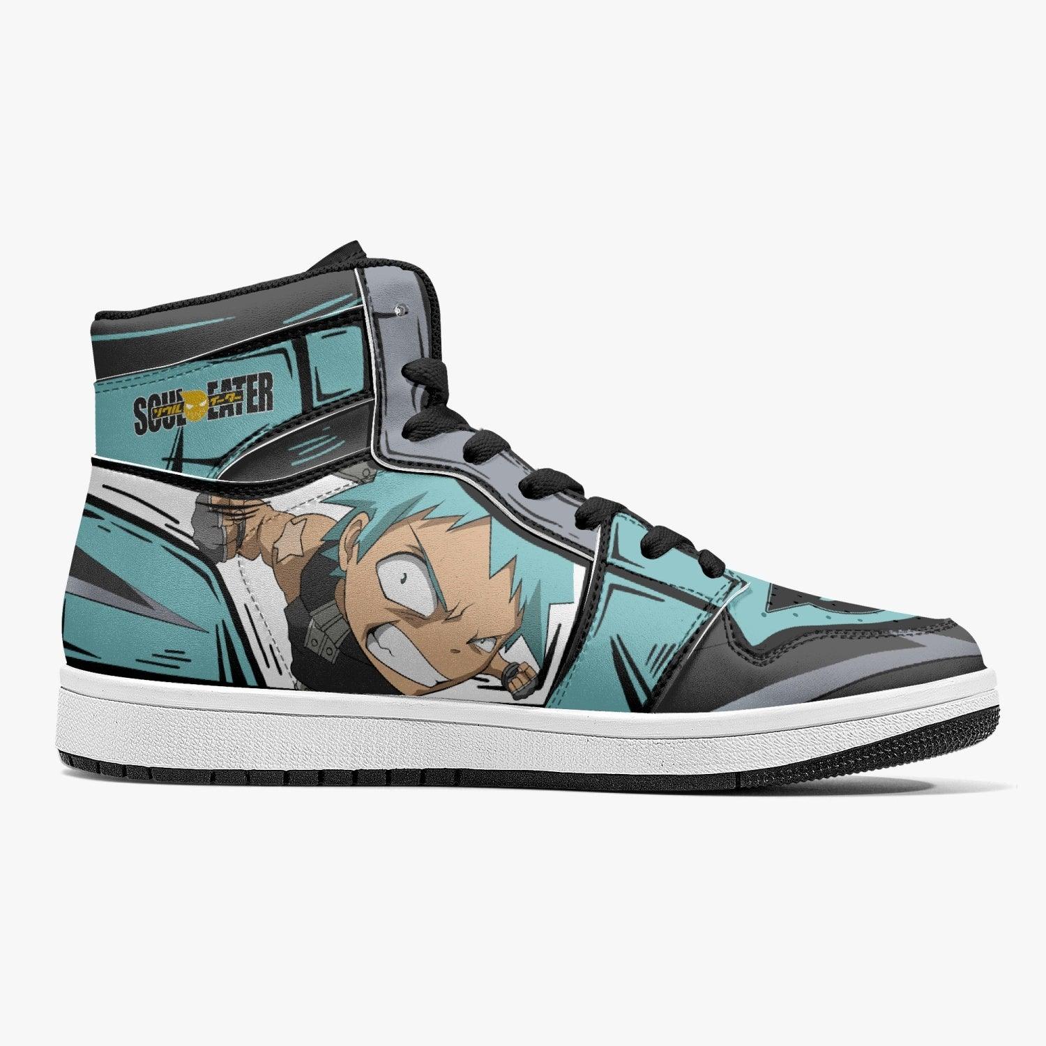 Black Star Soul Eater Mid 1 Basketball Shoes