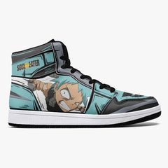 Black Star Soul Eater Mid 1 Basketball Shoes