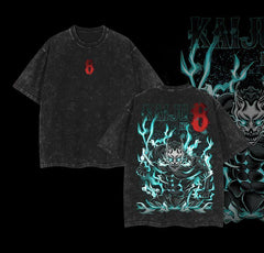 Kurodrip "Kafka Hibino" Kaiju No. 8 Vintage Washed Oversized T-Shirt