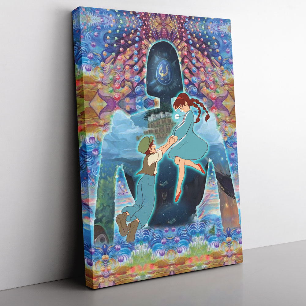 Castle in the Sky Studio Ghibli Canvas Print Wall Art - Kurodrip