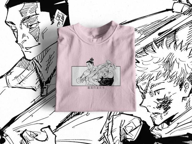 BESTO FRIENDO Shirt, Sweatshirt, Hoodie JJK My Brother Jujutsu Kaisen merch Yuji Itadori & Aoi Todo Anime Streetwear Gift anime fan shirt - Kurodrip