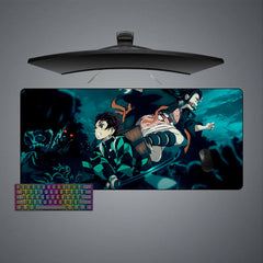 Demon Slayer Fight Size Gaming Mouse Pad - Kurodrip