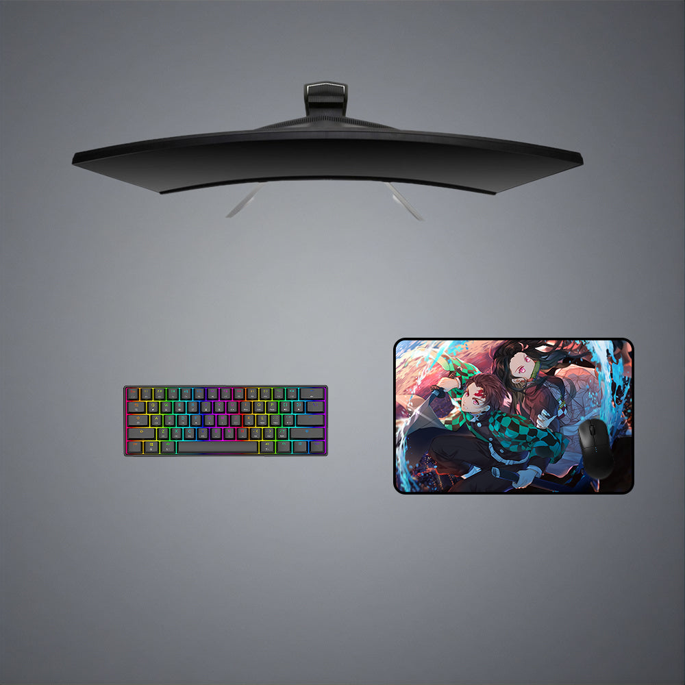 Tanjiro & Nezuko Design M-XXL Size Gaming Mouse Pad Computer Desk Mat - Kurodrip