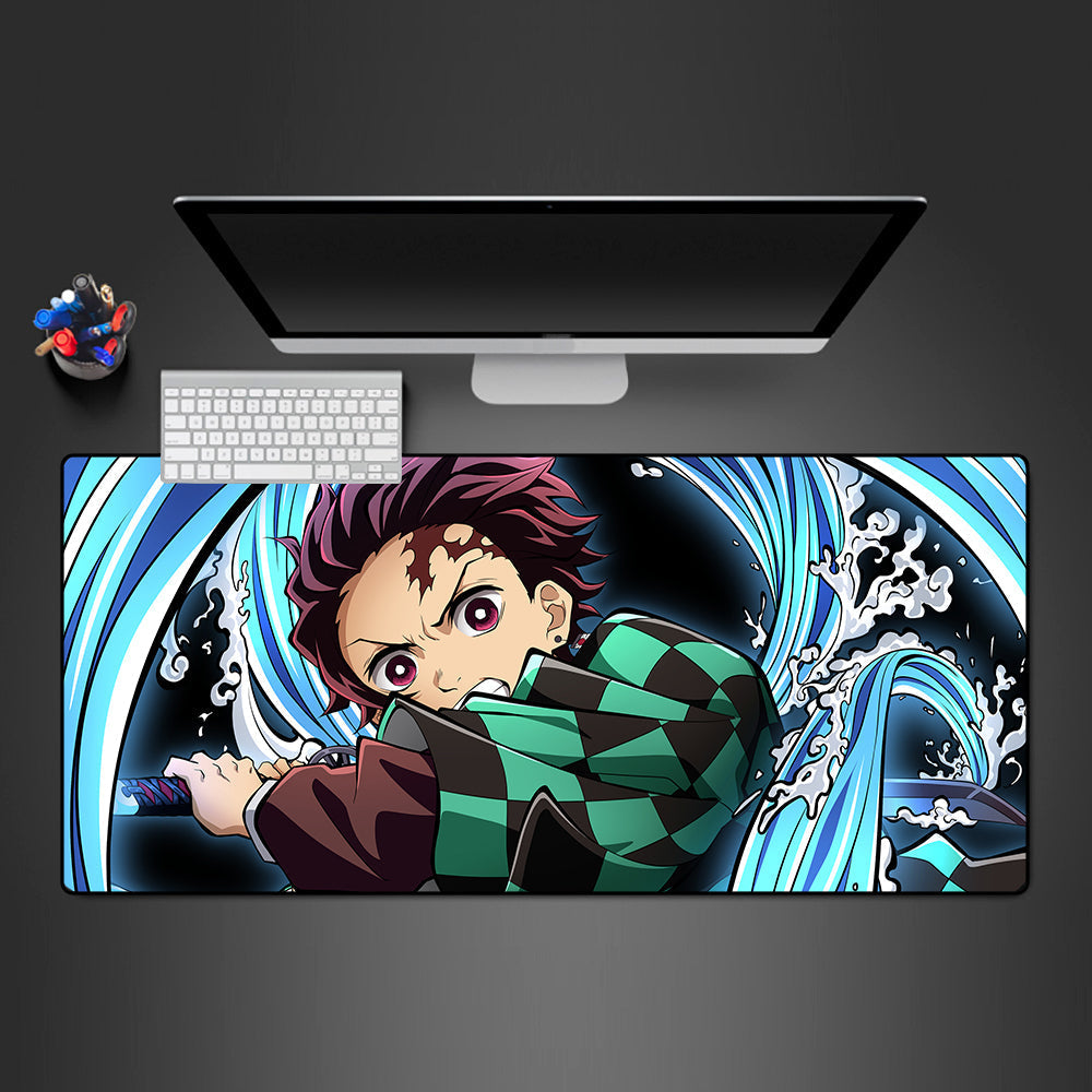 Tanjiro Water Size Gaming Mouse Pad - Kurodrip