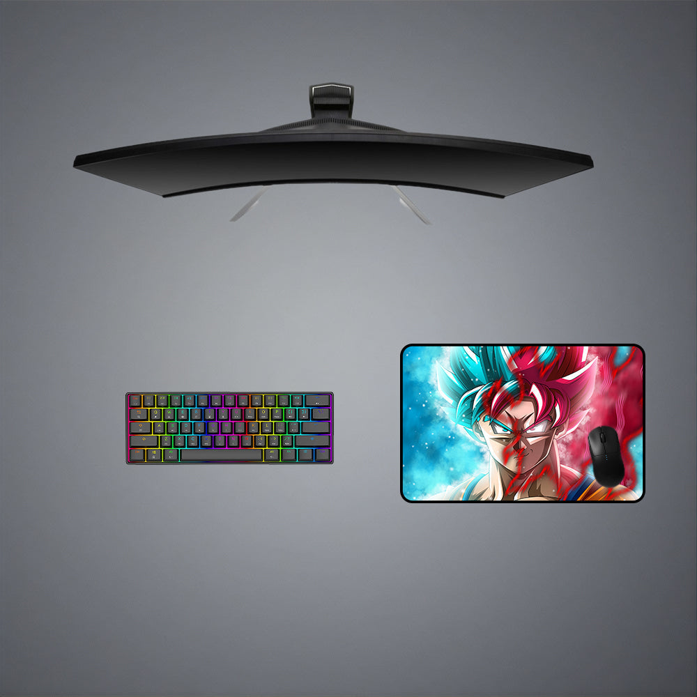 Dragon Ball God Goku Design M-XXL Size Gaming Mouse Pad Computer Desk Mat - Kurodrip